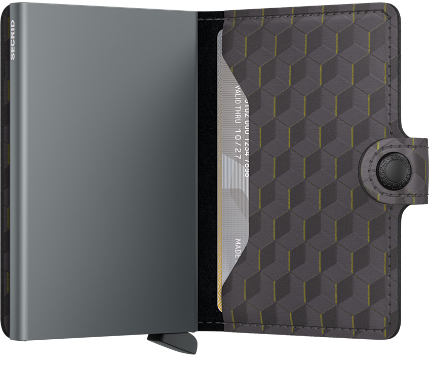 SECRID MINIWALLET OPTICAL GREY & YELLOW Bild 2