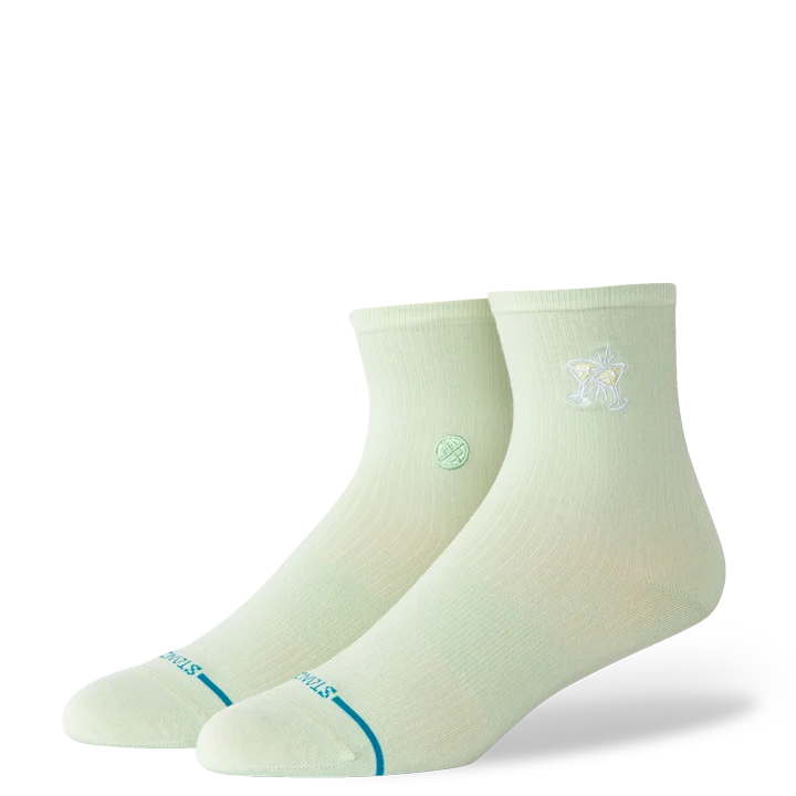 FINE RIB QUARTER SOCK GREEN GREEN Bild 1