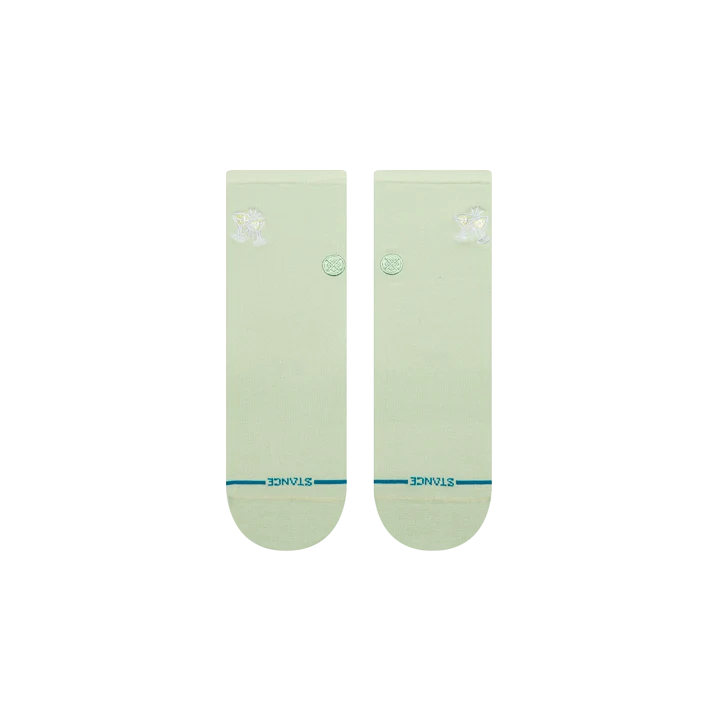 FINE RIB QUARTER SOCK GREEN GREEN Bild 2