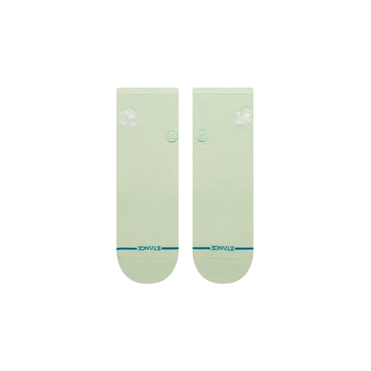 FINE RIB QUARTER SOCK GREEN GREEN Bild 2