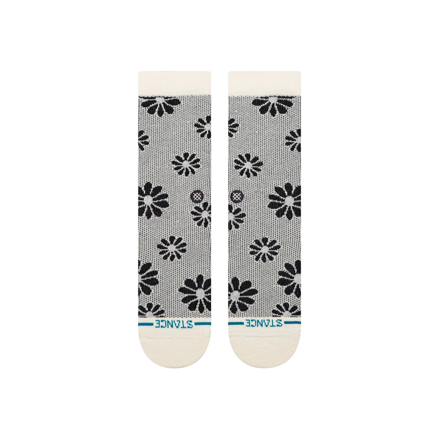 STANCE FLORAL STITCH CREW SOCKEN IVORY Bild 3