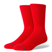 Load image into Gallery viewer, STANCE ICON CREW SOCK RED RED Bild 1

