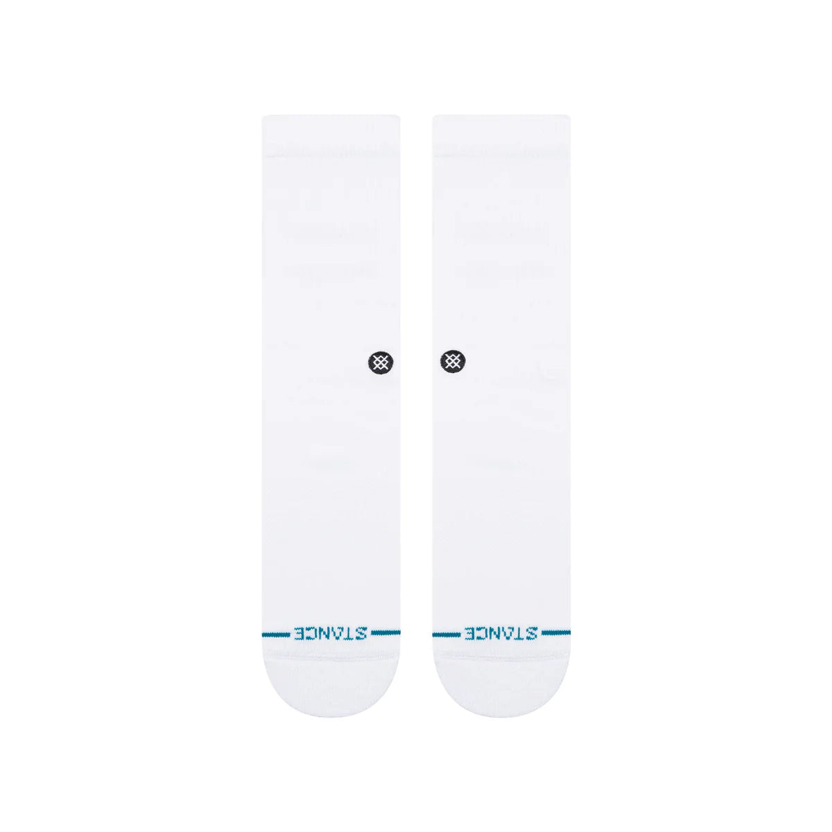 STANCE ICON CREW SOCK WHITE WHITE/BLACK Bild 2