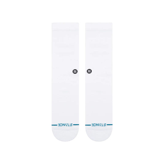STANCE ICON CREW SOCK WHITE WHITE/BLACK Bild 2