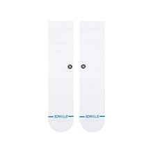 Load image into Gallery viewer, STANCE ICON CREW SOCK WHITE WHITE/BLACK Bild 2
