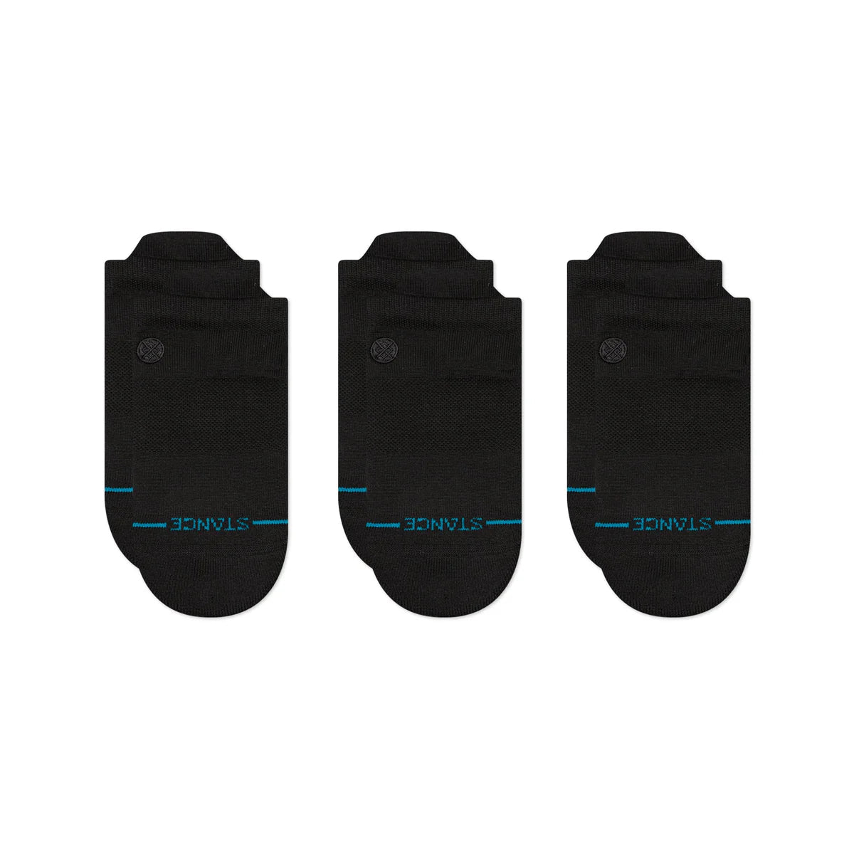 STANCE ICON LOW TAB SOCKS 3ER PACK BLACK/BLACK Bild 1