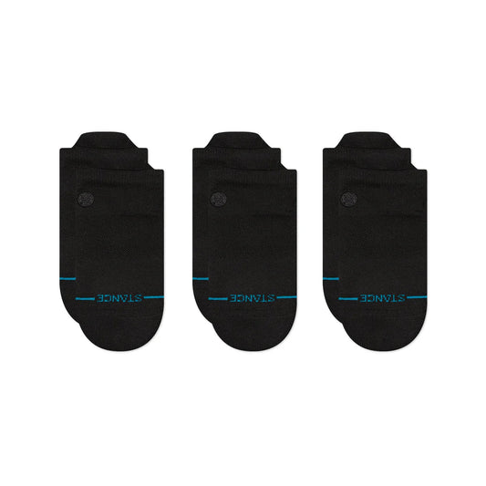 STANCE ICON LOW TAB SOCKS 3ER PACK BLACK/BLACK Bild 1