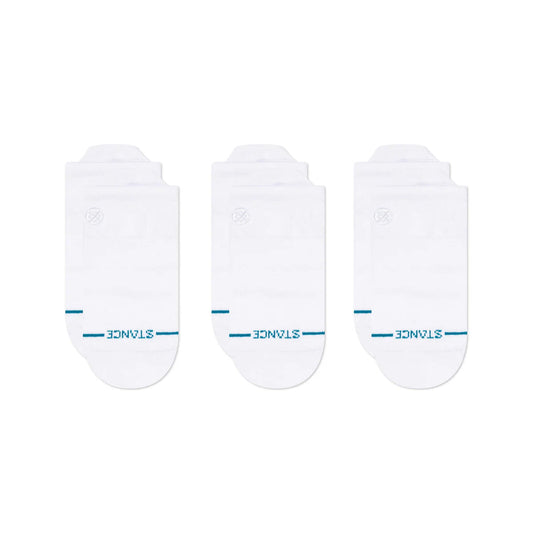 STANCE ICON LOW TAB SOCKS 3ER PACK WHITE Bild 1