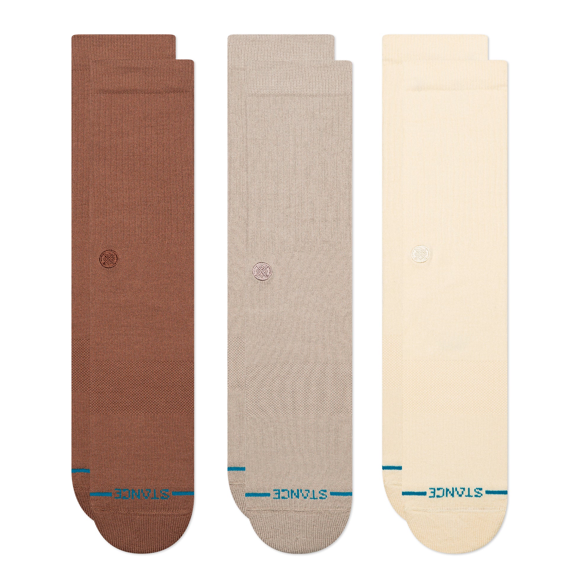 ICON SOCKS 3ER PACK BROWN BROWN Bild 1