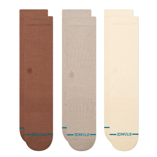 ICON SOCKS 3ER PACK BROWN BROWN Bild 1