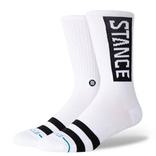 Lade das Bild in den Galerie-Viewer, STANCE OG CREW SOCK WHITE WHITE Bild 1

