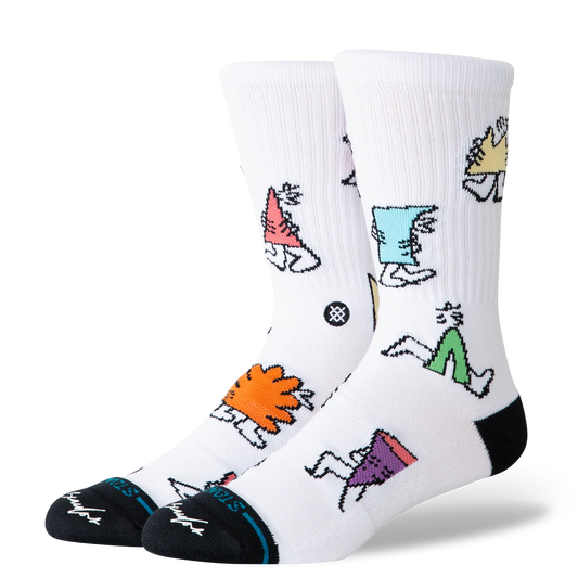 SHAPE SHIFTER CREW SOCKS WHITE WHITE Bild 1