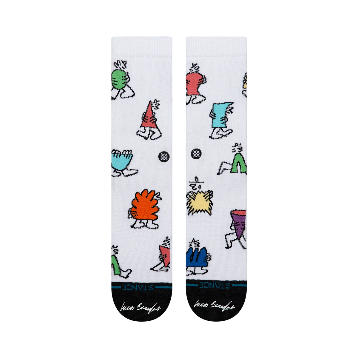 SHAPE SHIFTER CREW SOCKS WHITE WHITE Bild 2