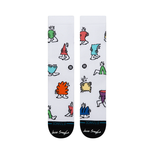 SHAPE SHIFTER CREW SOCKS WHITE WHITE Bild 2