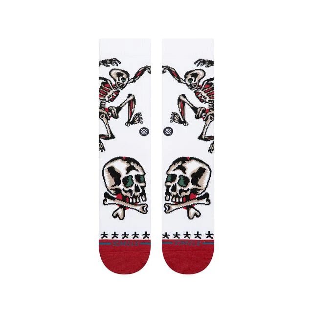 SKELETON CREW SOCK WHITE WHITE Bild 2