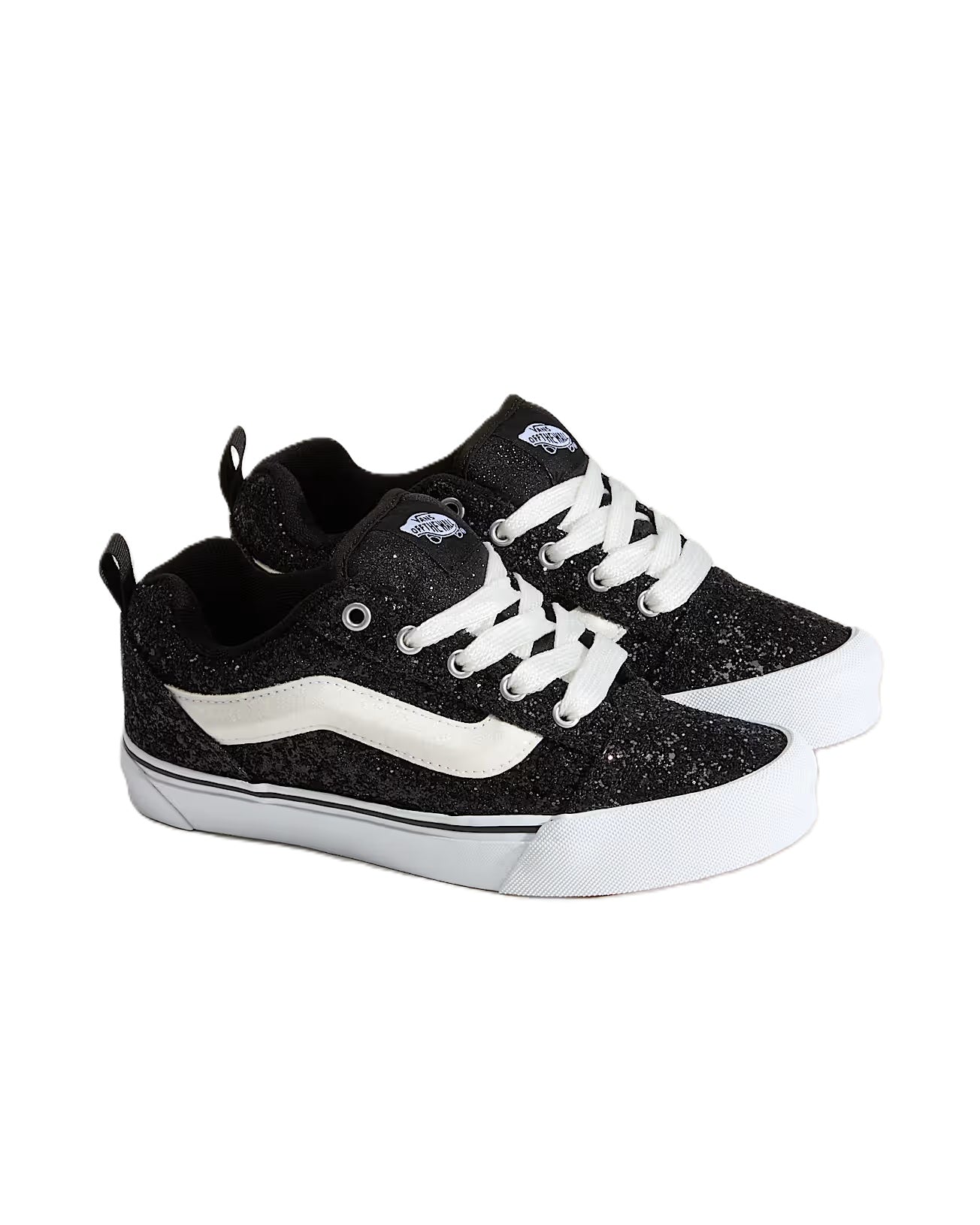 VANS Knu Skool Glitter BLACK/WHITE Bild 2