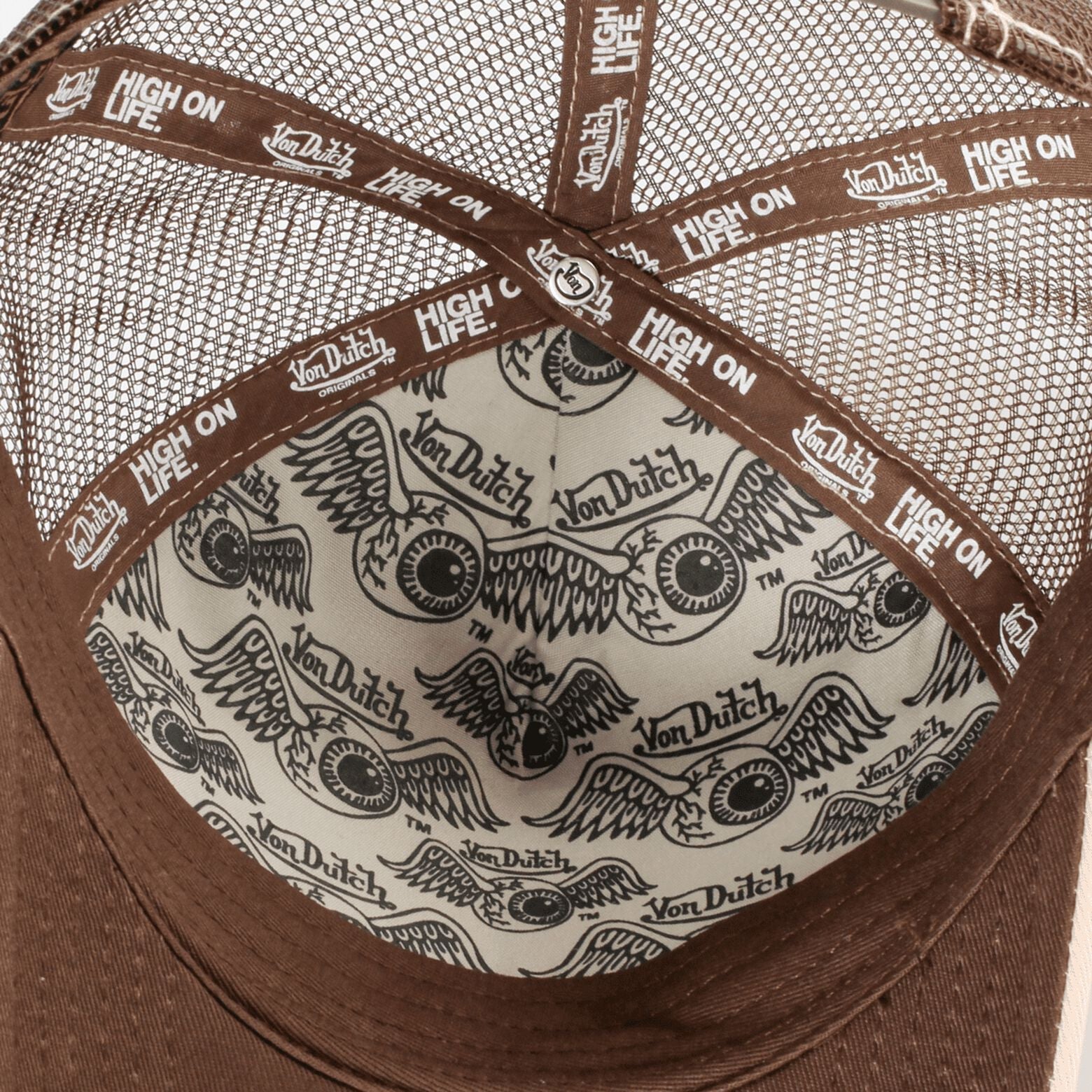 VON DUTCH BOSTON TRUCKER CAP POWDER/BROWN Bild 4