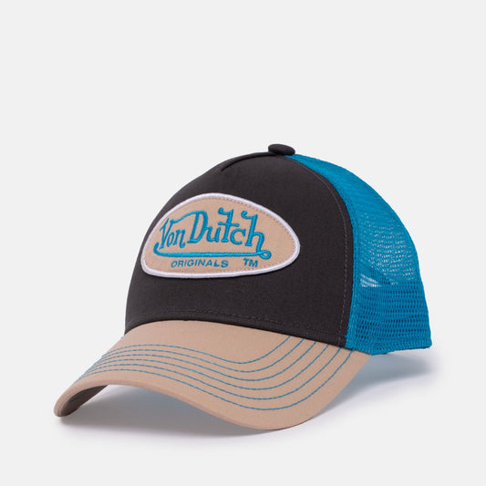 VON DUTCH BOSTON TRUCKER CAP CREAM/BLUE Bild 1