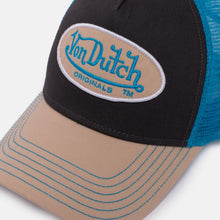 Lade das Bild in den Galerie-Viewer, VON DUTCH BOSTON TRUCKER CAP CREAM/BLUE Bild 3
