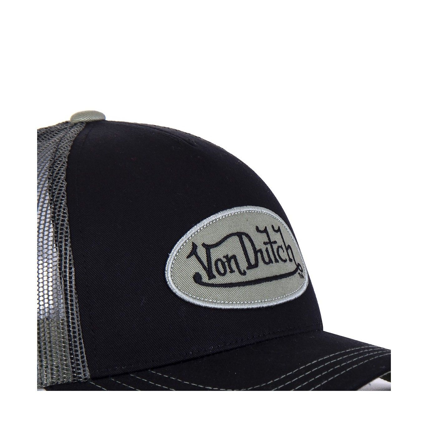 VON DUTCH TRUCKER CAP BLACK/GREEN JAUNE - ANTH - BLANC Bild 2