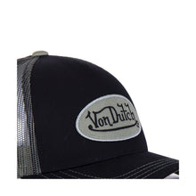 Lade das Bild in den Galerie-Viewer, VON DUTCH TRUCKER CAP BLACK/GREEN JAUNE - ANTH - BLANC Bild 2
