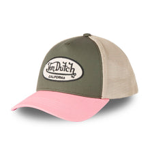 Lade das Bild in den Galerie-Viewer, VON DUTCH TRUCKER CAP TERRY PATCH PINK Bild 1
